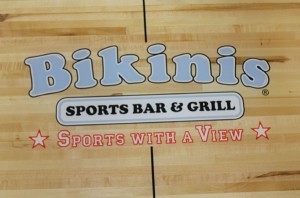 Shuffleboard Tables custom Logo Bikini's