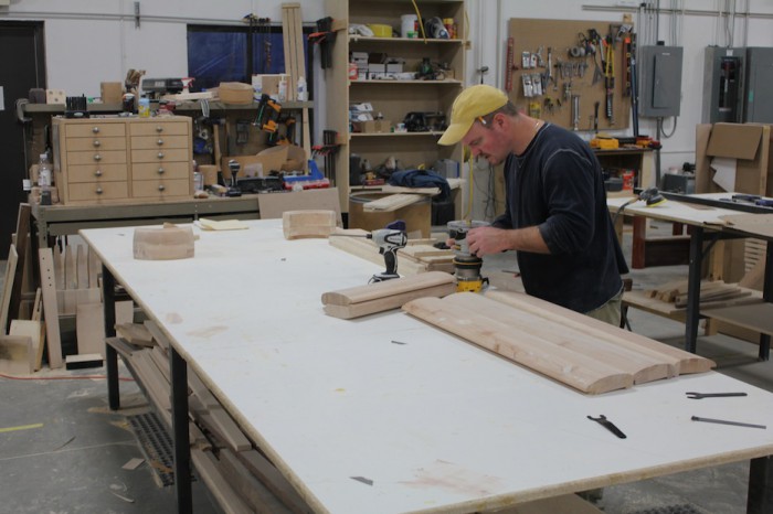 Elves Busy Building Shuffleboard Tables for ChristmasMcClure Tables