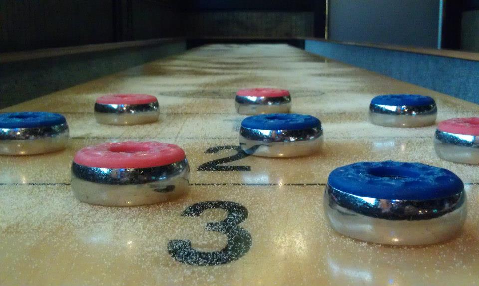 Cue Stick Shuffleboard Table