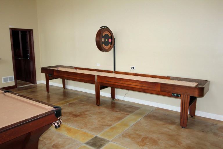 Custom Made Shuffleboard Tables Installed in Chicago Area