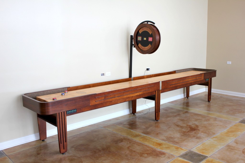 short shuffleboard table