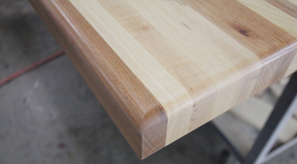 Choose Your Butcher Block Countertop Edge Profile With Mcclure S