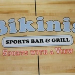 bikinis logo shuffleboard by McClure