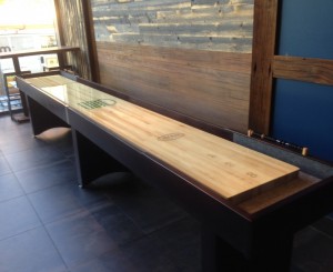 Shake Shack Shuffleboard Table by McClure