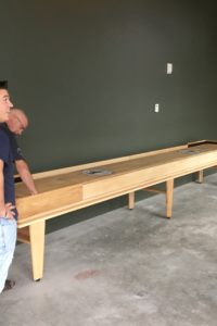 How to set up and install a Shuffleboard Table